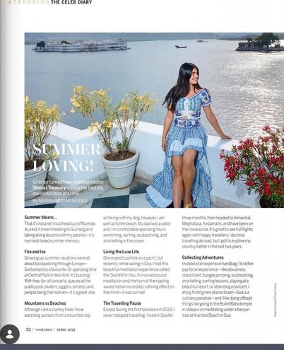 Vistara Inflight Magazine Shenaz Treasury